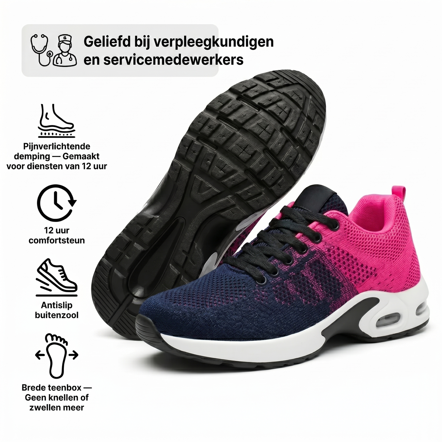 Orthora™ Pro - Schoenen voor diensten van 12 uur, verlichting van voet-, knie- en rugpijn de hele dag