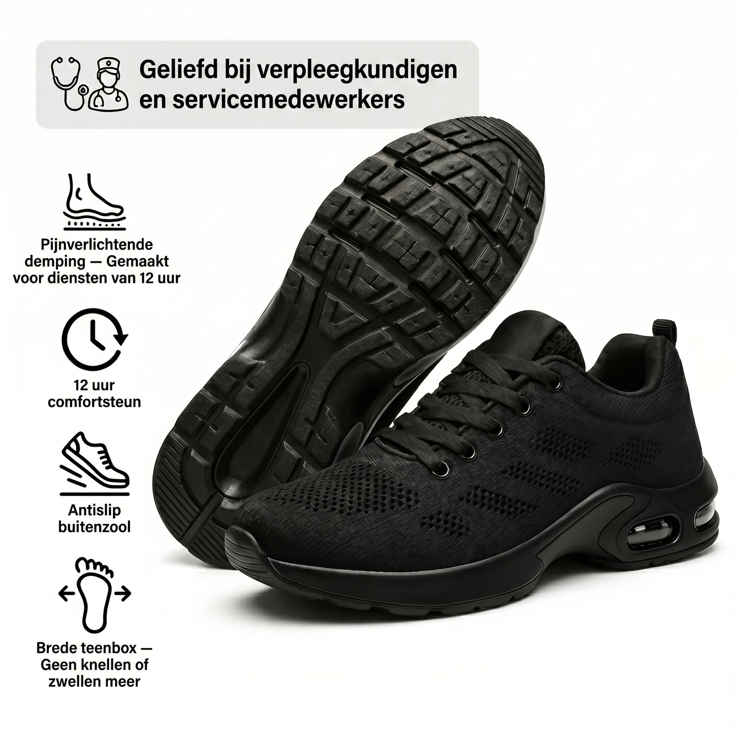 Orthora™ Pro - Schoenen voor diensten van 12 uur, verlichting van voet-, knie- en rugpijn de hele dag