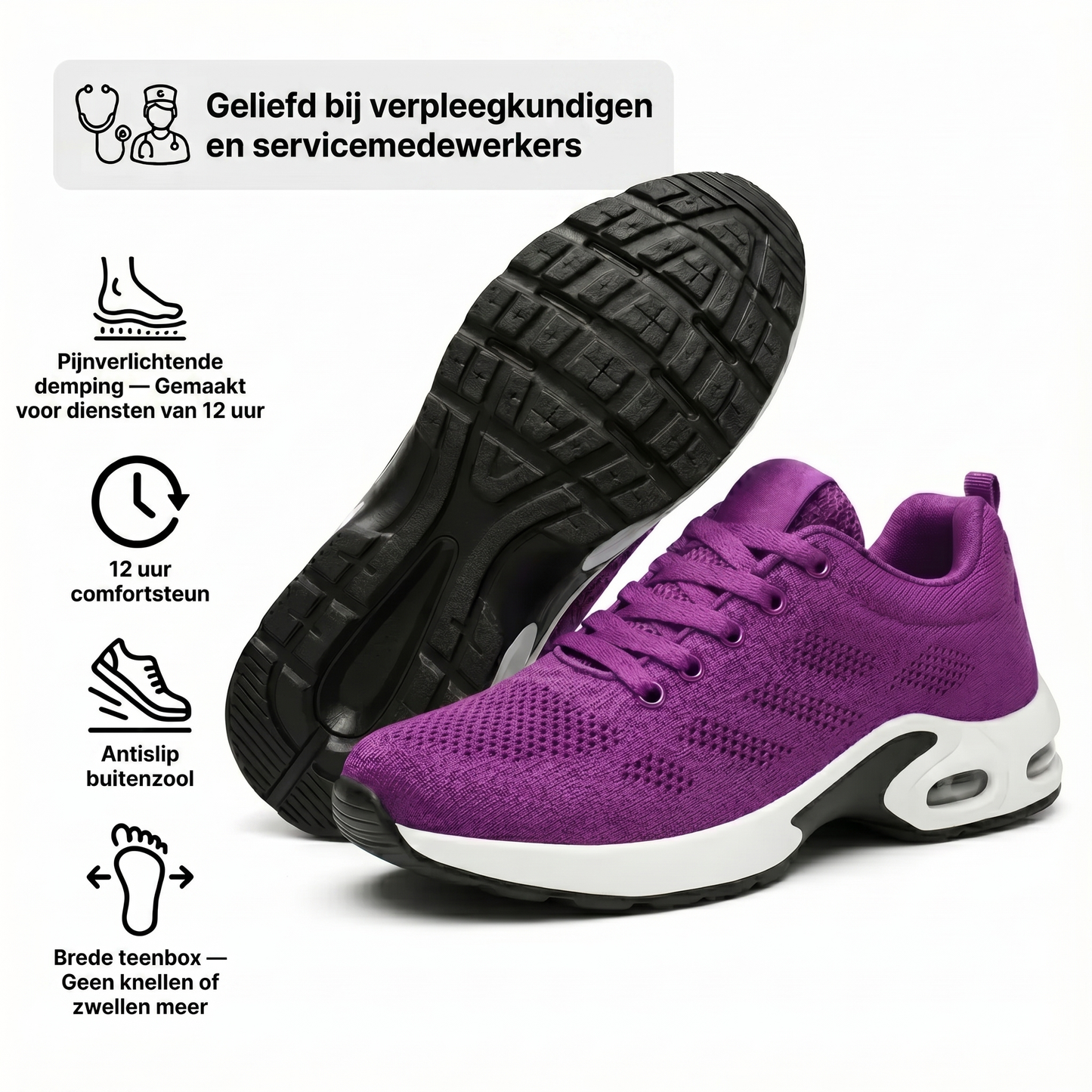 Orthora™ Pro - Schoenen voor diensten van 12 uur, verlichting van voet-, knie- en rugpijn de hele dag